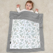 Load image into Gallery viewer, ACRABROS Baby Blankets Double Layer Dotted Backing 30X40 Inches,Linear Floral
