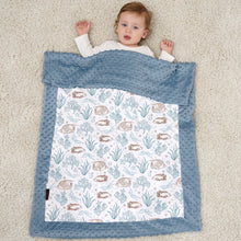 Load image into Gallery viewer, ACRABROS Baby Blankets Double Layer Dotted Backing 30X40 Inches,Ocean World
