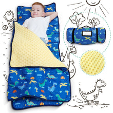 Load image into Gallery viewer, Toddler Nap Mat Dinosaur