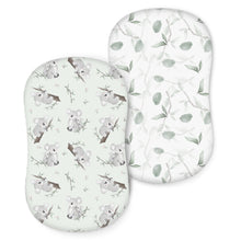 Load image into Gallery viewer, Acrabros Snug Fitted Bassinet Sheet Set Koala leaf