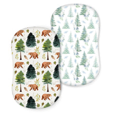 Load image into Gallery viewer, Acrabros Snug Fitted Bassinet Sheet Set Bears & Forest