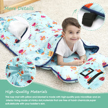 Load image into Gallery viewer, Toddler Nap Mat Robots