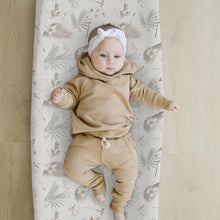 Load image into Gallery viewer, Acrabros Snug Fitted Changing Pad Cover Set Gardenia Blossom