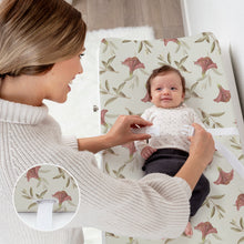 Load image into Gallery viewer, Acrabros Snug Fitted Changing Pad Cover Set Zebra Flora