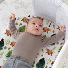 Load image into Gallery viewer, Acrabros Snug Fitted Bassinet Sheet Set Bears & Forest