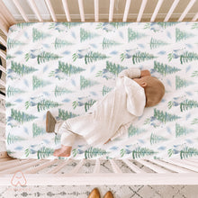 Load image into Gallery viewer, Acrabros Snug Fitted Crib Sheet Set Bears & Forest