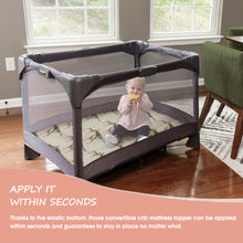 Load image into Gallery viewer, Acrabros Snug Fitted Playard Sheet Set Giraffe Forest