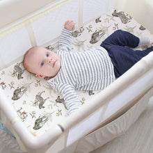 Load image into Gallery viewer, Acrabros Snug Fitted Playard Sheet Set Zebra Flora