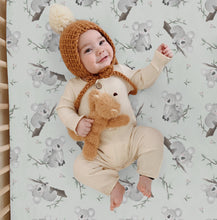 Load image into Gallery viewer, Acrabros Snug Fitted Crib Sheet Set Koala leaf