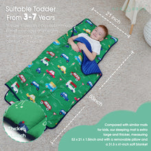 Load image into Gallery viewer, Toddler Nap Mat Car