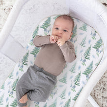 Load image into Gallery viewer, Acrabros Snug Fitted Bassinet Sheet Set Bears & Forest
