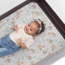 Load image into Gallery viewer, Acrabros Snug Fitted Playard Sheet Set Deer Floral