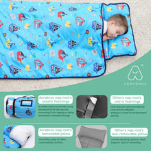 Load image into Gallery viewer, Toddler Nap Mat Pirate Ship