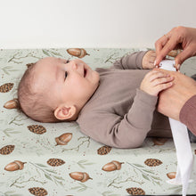 Load image into Gallery viewer, Acrabros Snug Fitted Changing Pad Cover Set Rabbit Nuts