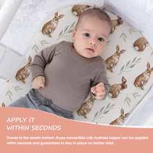 Load image into Gallery viewer, Acrabros Snug Fitted Bassinet Sheet Set Rabbit Nuts