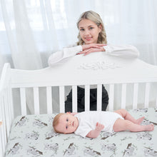 Load image into Gallery viewer, Acrabros Snug Fitted Crib Sheet Set Koala leaf