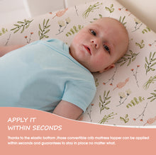 Load image into Gallery viewer, Acrabros Snug Fitted Changing Pad Cover Set Deer Floral