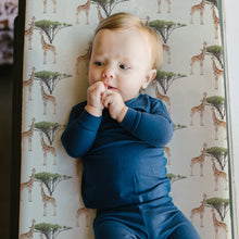 Load image into Gallery viewer, Acrabros Snug Fitted Changing Pad Cover Set Giraffe&Forest