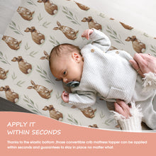 Load image into Gallery viewer, Acrabros Snug Fitted Changing Pad Cover Set Rabbit Nuts