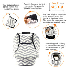 Load image into Gallery viewer, Stretchy Baby Car Seat Covers For All Seasons