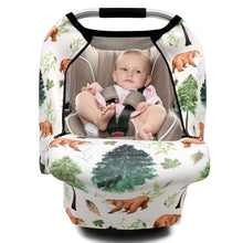 Load image into Gallery viewer, Stretchy Baby Car Seat Covers For All Seasons Bear& Forest