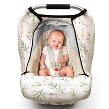 Load image into Gallery viewer, Stretchy Baby Car Seat Covers For All Seasons  Floral

