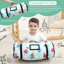Load image into Gallery viewer, Toddler Nap Mat Robots