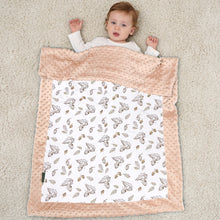 Load image into Gallery viewer, ACRABROS Baby Blankets Double Layer Dotted Backing 30X40 Inches,Linear Nuts
