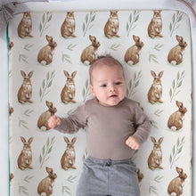 Load image into Gallery viewer, Acrabros Snug Fitted Playard Sheet Set Rabbit Nuts

