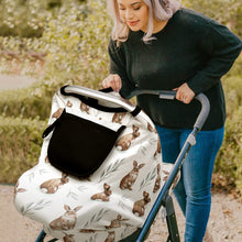 Load image into Gallery viewer, Stretchy Baby Car Seat Covers For All Seasons  Rabbit
