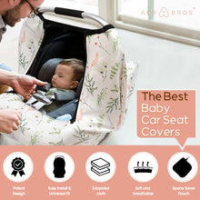 Load image into Gallery viewer, Stretchy Baby Car Seat Covers For All Seasons  Floral
