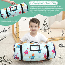 Load image into Gallery viewer, Toddler Nap Mat Robots

